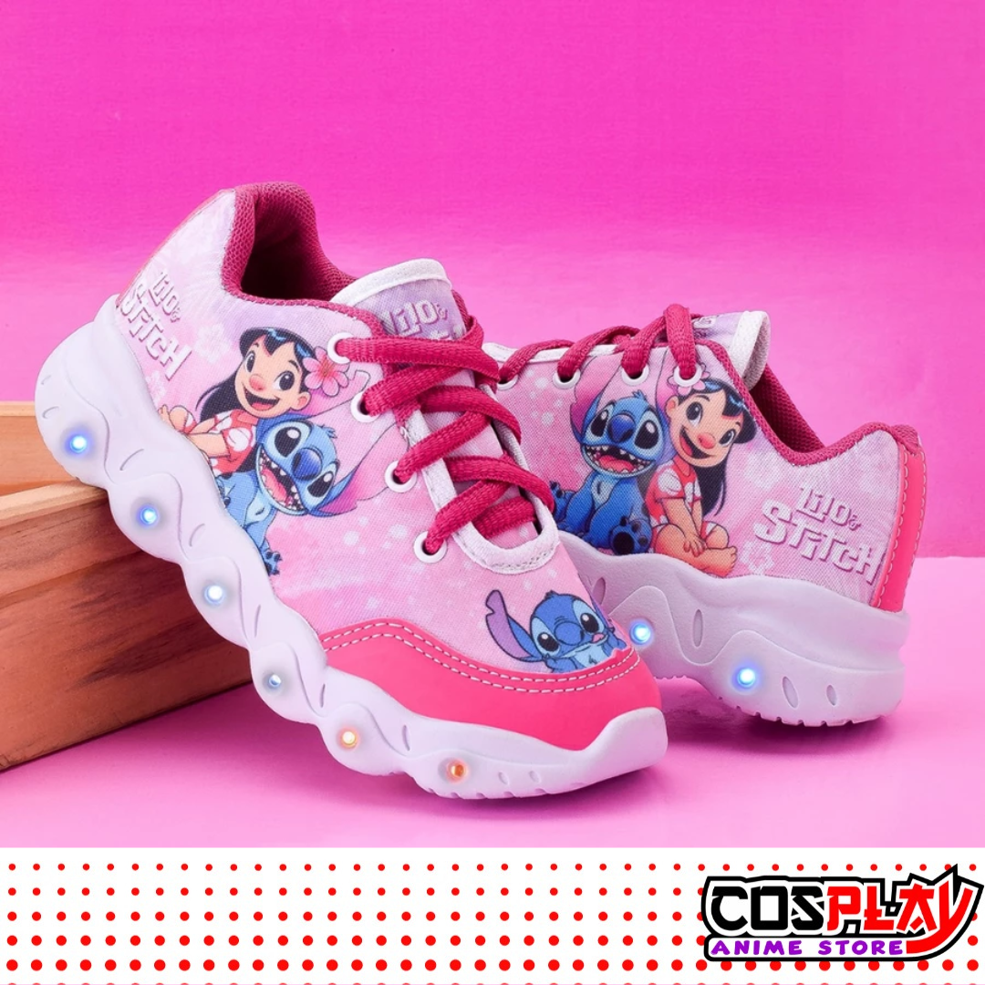 Champión Infantil Con Luz Led Lilo Y Stitch Premium