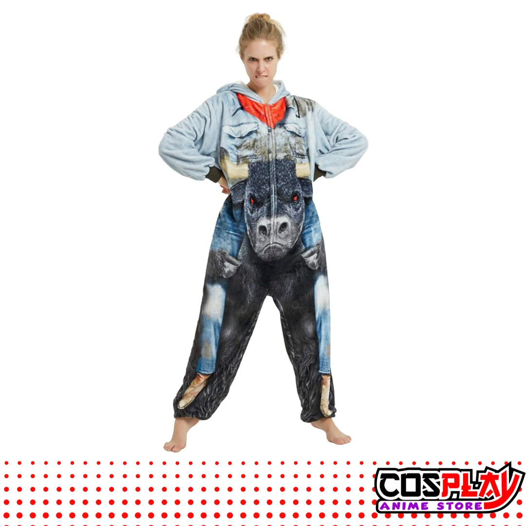 Pijama Entero Kigurumi Polar De Toro Adultos
