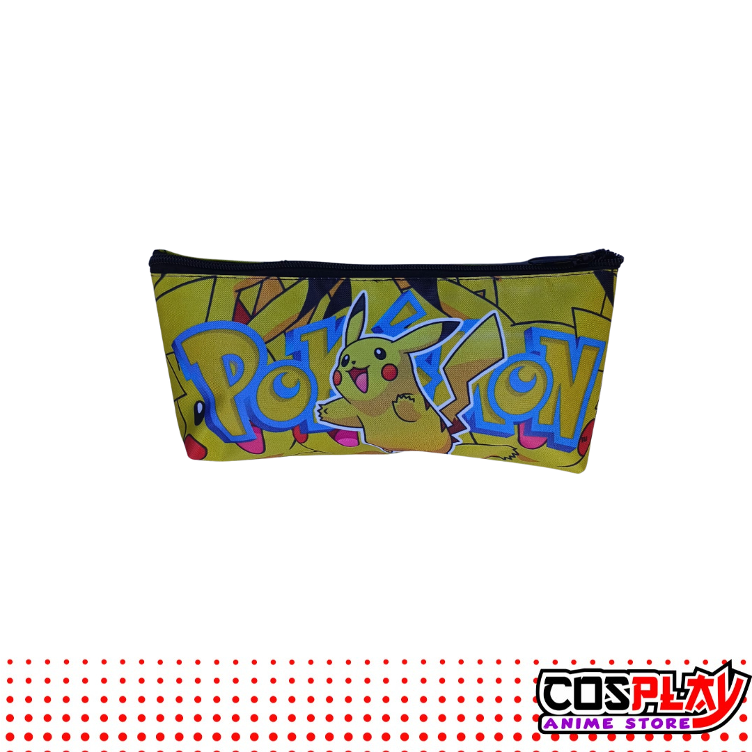 Kit Mochila Y Cartuchera Pikachu - Pokemon Lona Premium