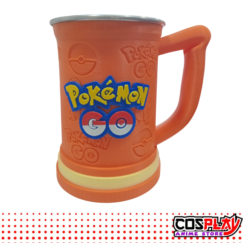 Jarra Chop Vaso Charmander - Pokemon 650ml Premium 3D
