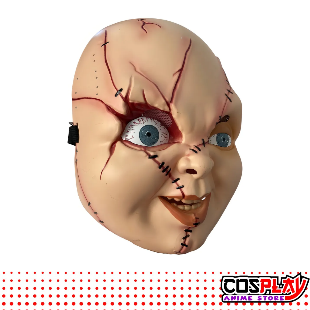Mascara Chuky Premium HD Muñeco Maldito Halloween