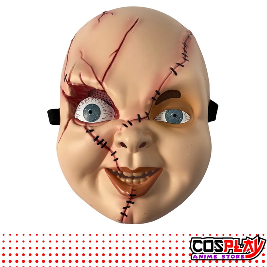 Mascara Chuky Premium HD Muñeco Maldito Halloween