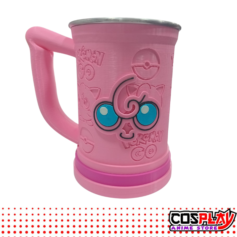 Jarra Chop Vaso Jigglypuff - Pokemon 650ml Premium 3D
