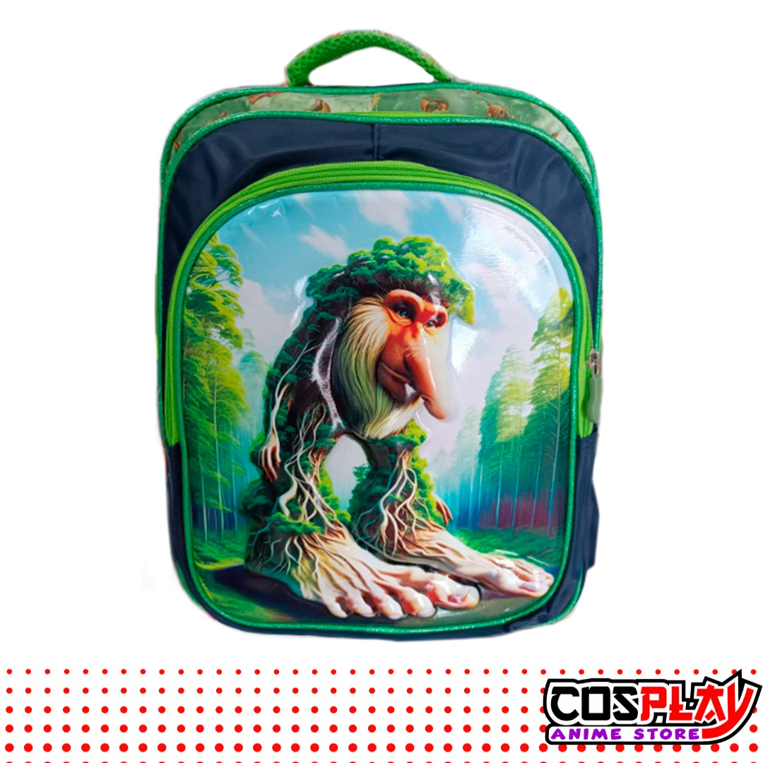 Mochila 3D Brainrot Italiano Tralalero Tung Tung Sahur 3 Cierres