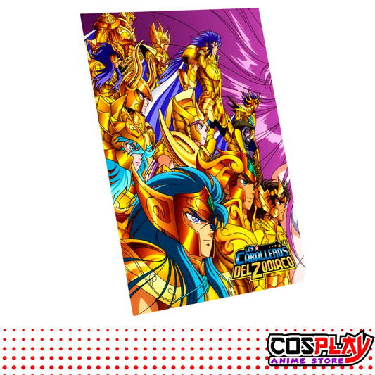 Cuadro Poster Mural Hd Full Color - Caballeros del Zodiaco