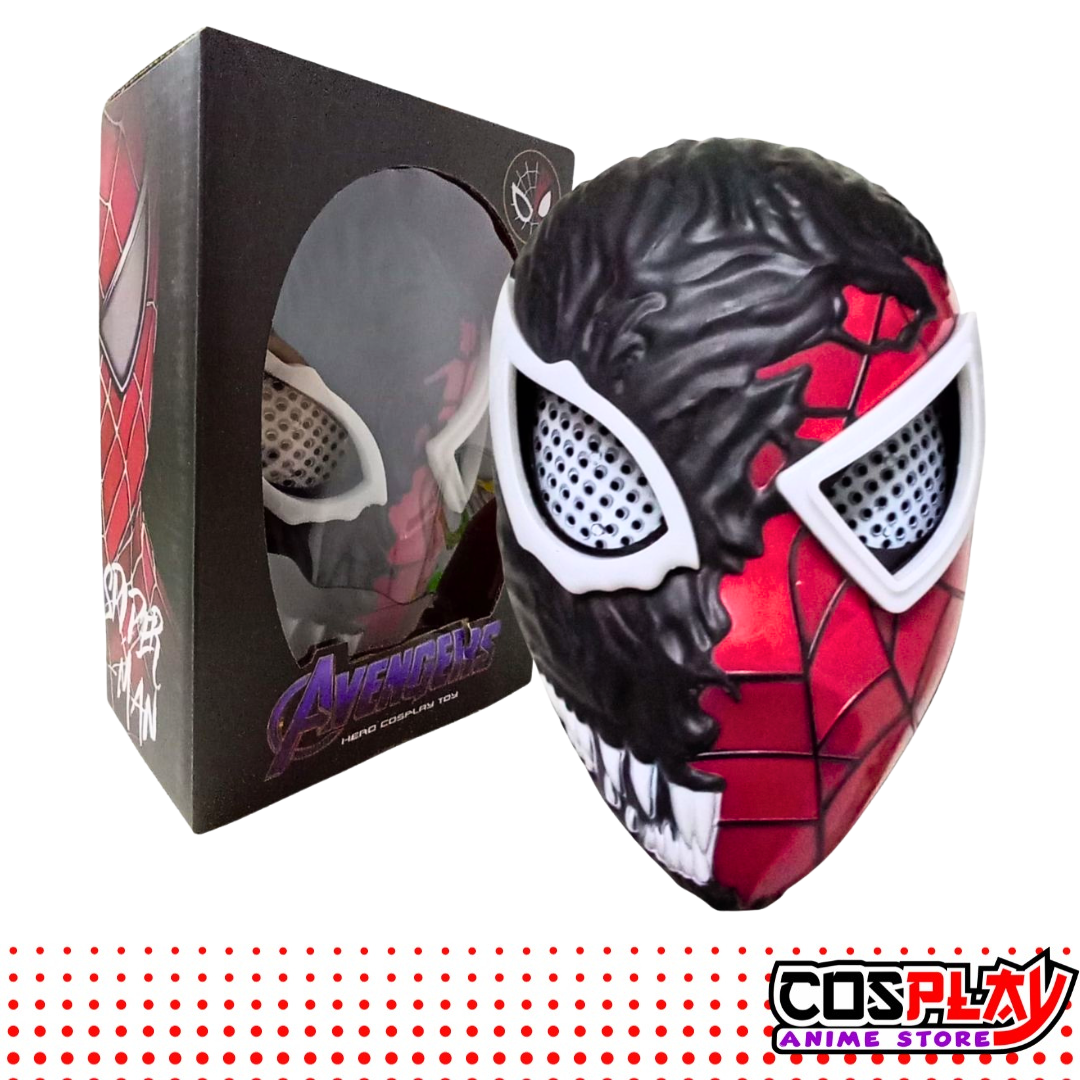 Mascara Spiderman Completa Hd Con Luz Led Para Niños