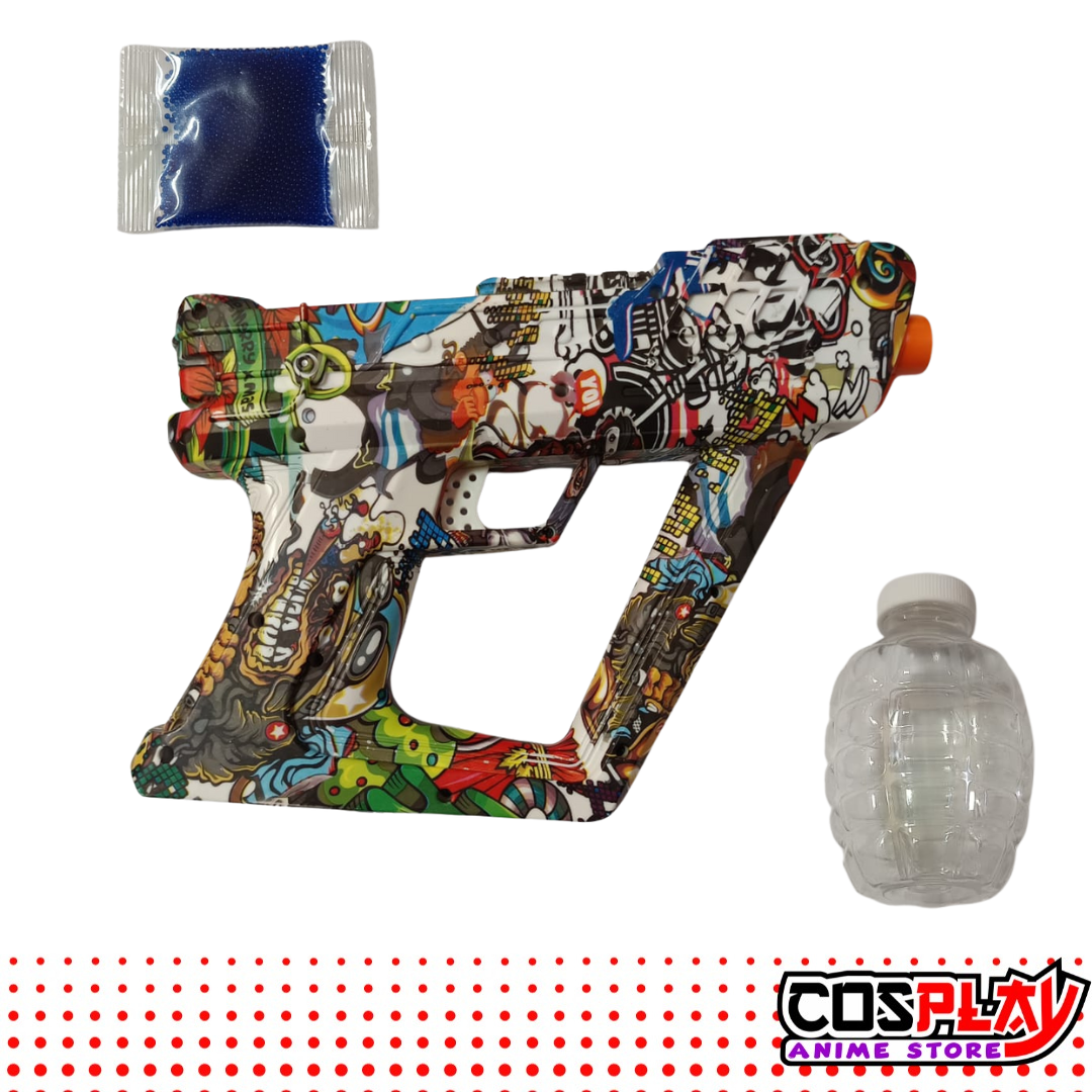Metralleta Pistola Hidrogel Camuflada 2000 Orbiz Tactica