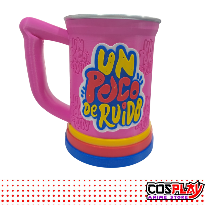 Jarra Chop Vaso Un Poco de Ruido - Varios Colores 650ml 3D