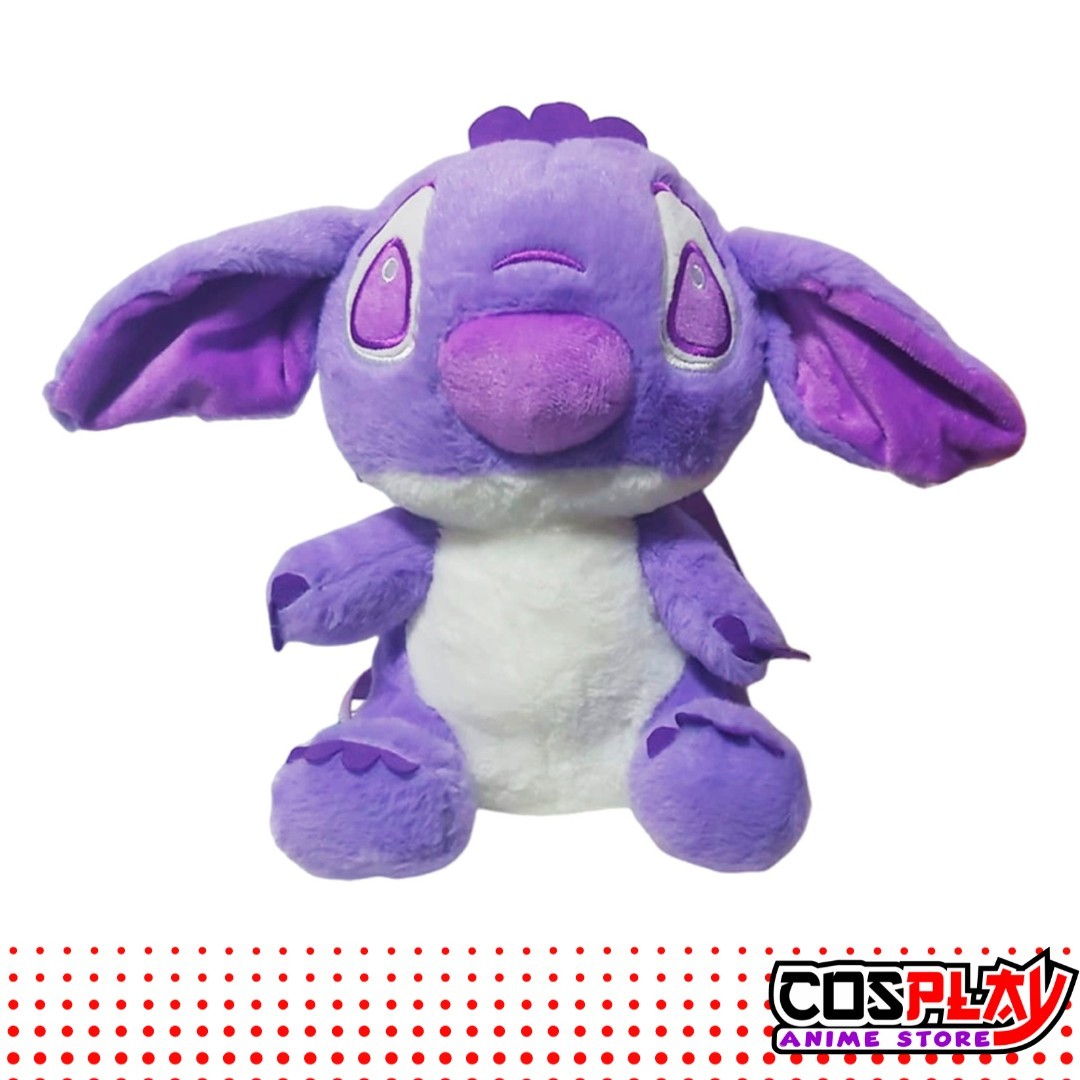 Mochila Bolso Infantil De Stitch Varios Colores Peluche