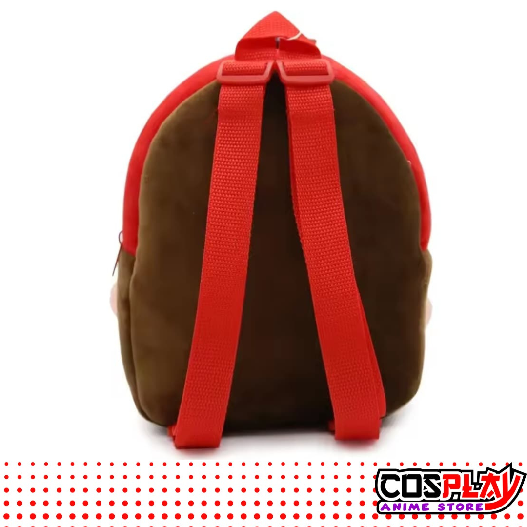 Mochila Mario Y Luigi Felpa Suave Infantil Super Mario