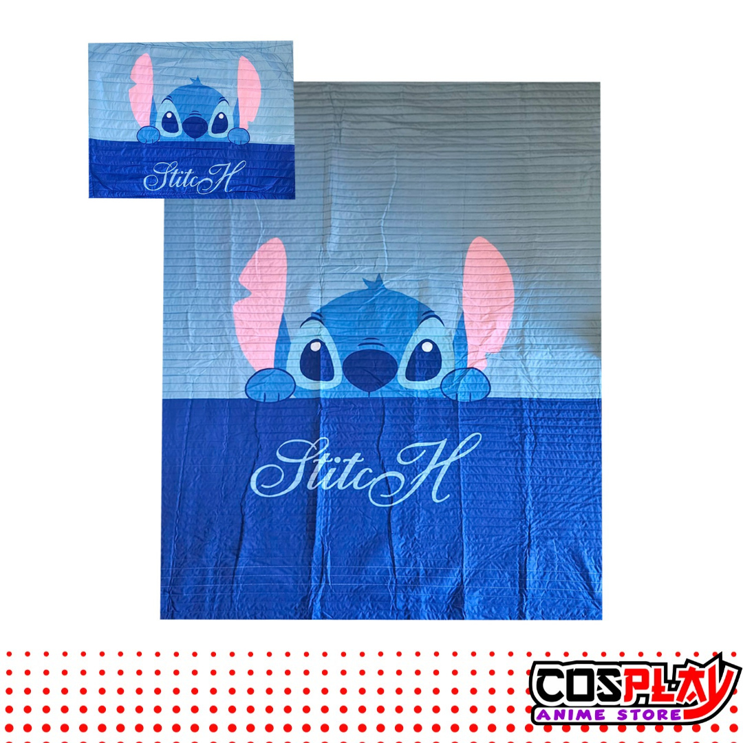 Cubrecama Capitoneado Stitch Colcha C/ Funda Stitch 3