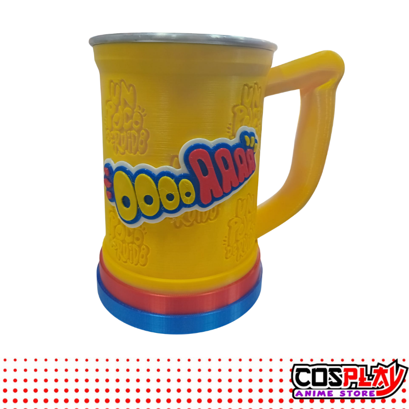 Jarra Chop Vaso Un Poco de Ruido - Varios Colores 650ml 3D