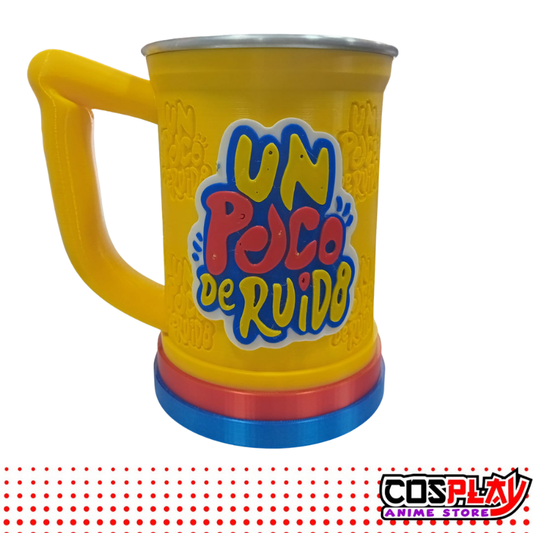 Jarra Chop Vaso Un Poco de Ruido - Varios Colores 650ml 3D