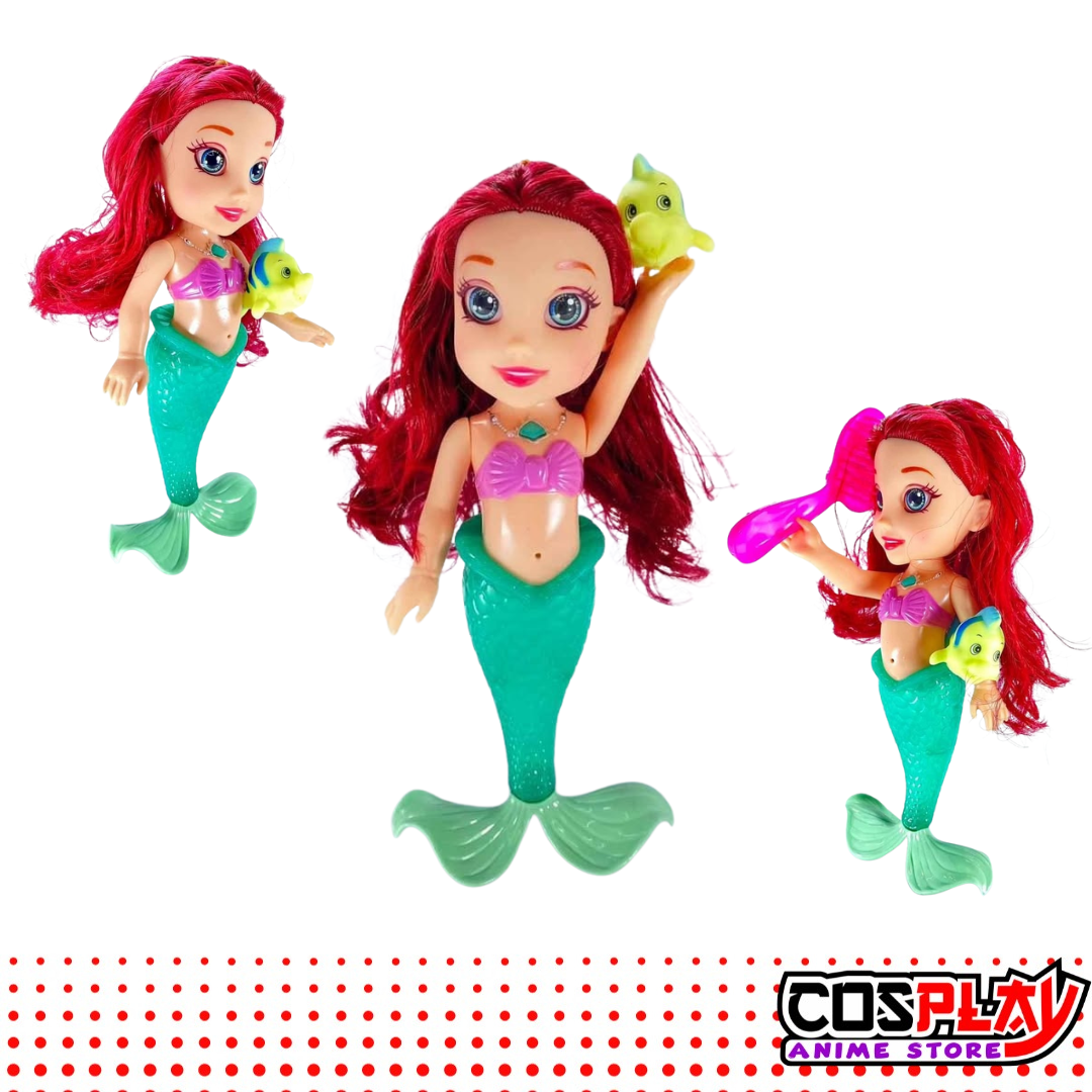 Muñeca Sirenita Ariel Princesa Con Luces Y Sonidos