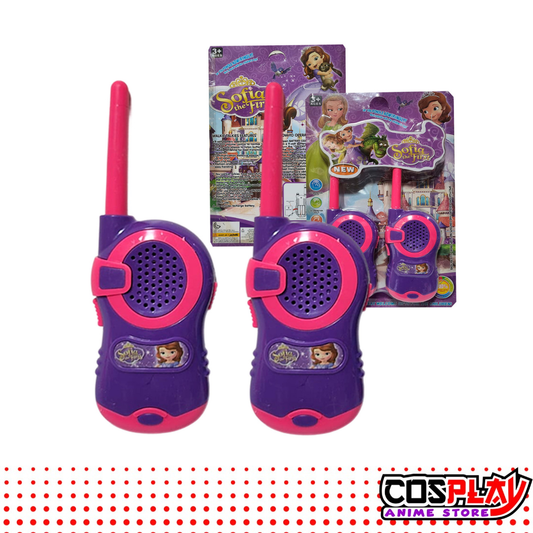 Walkie Talkie Princesa Sofia Infantil Handy X 2