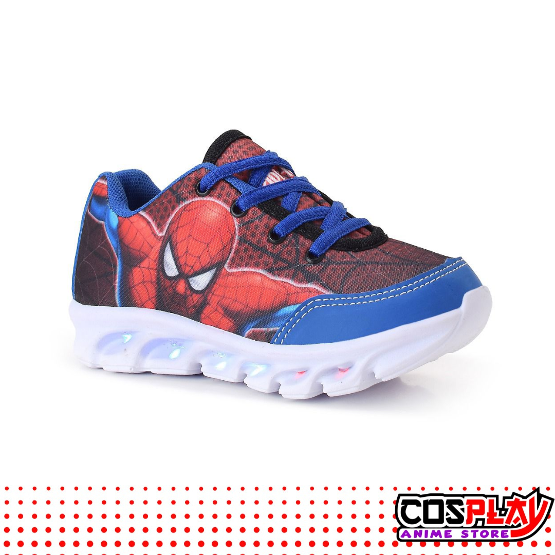Champión Infantil Con Luz Led Hombre Araña Spiderman