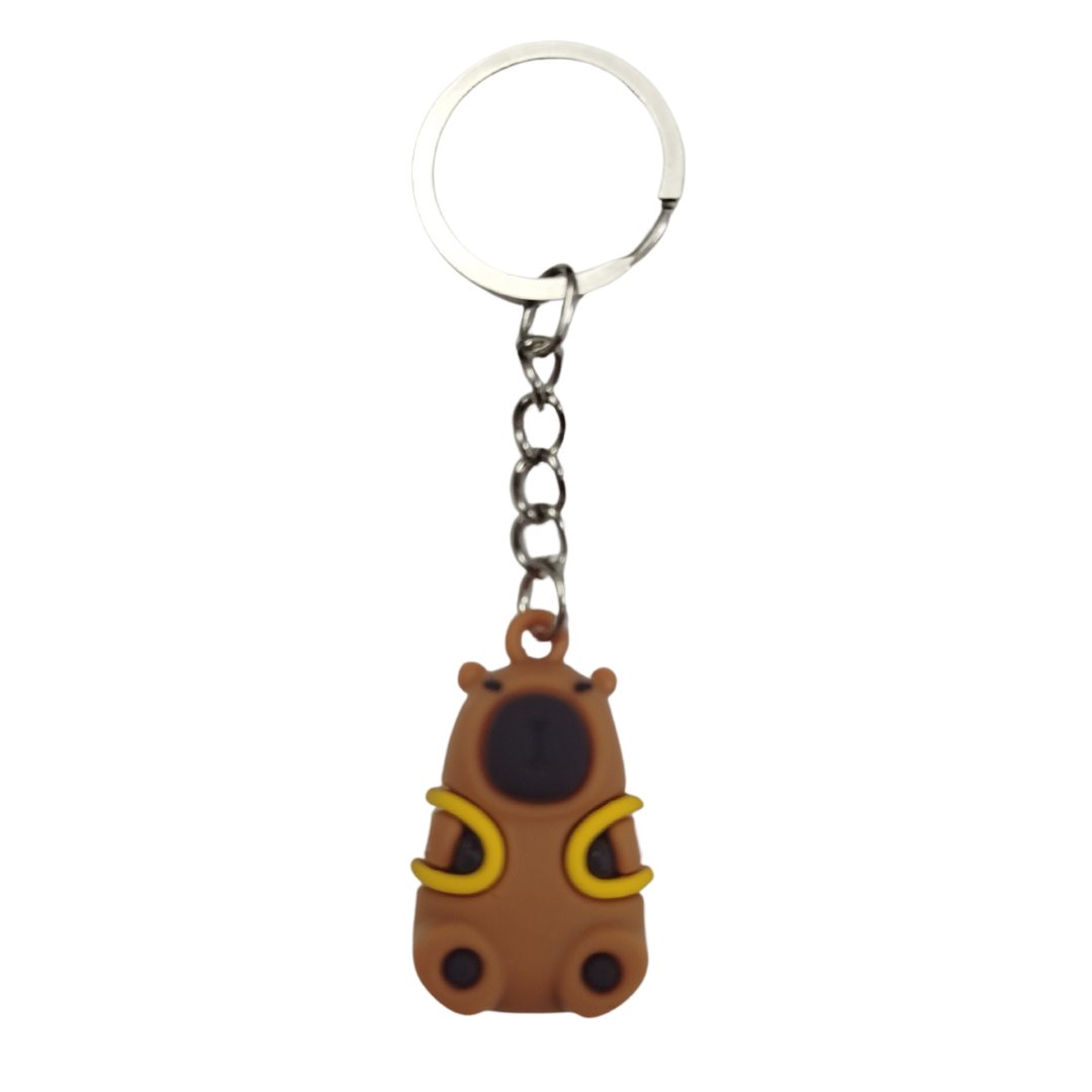 Llaveros Capibara Carpincho Tiernos Varios Diseños