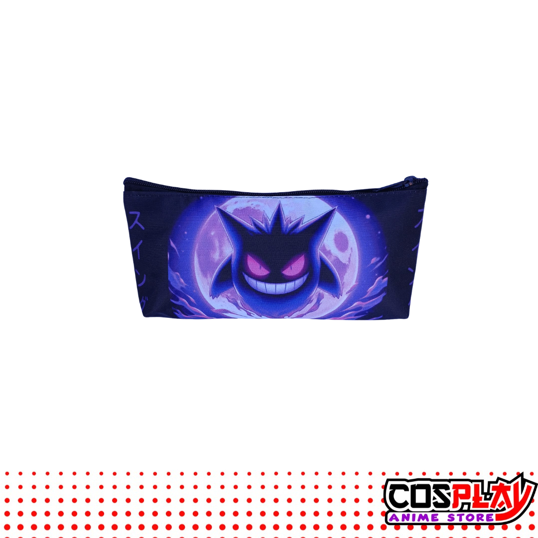 Kit Mochila Y Cartuchera Gengar - Pokemon Lona Premium