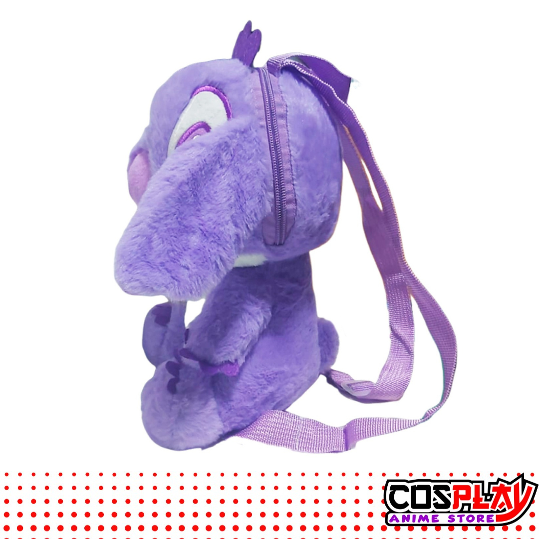 Mochila Bolso Infantil De Stitch Varios Colores Peluche