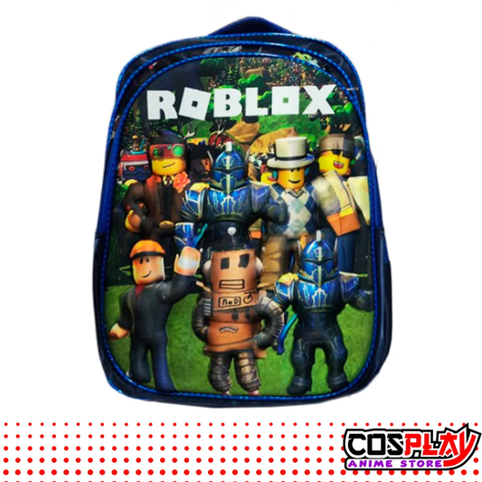 Mochila 3d Escolar Tres Cierres Roblox Reforzada