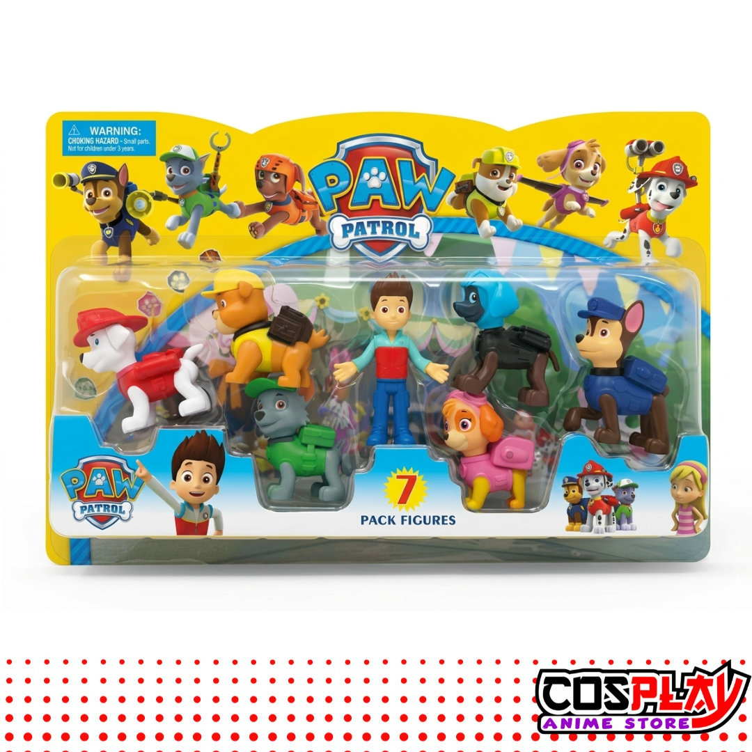Muñecos Paw Patrol - Patrulla Canina Set Completo 7 Figuras