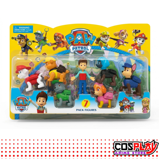 Muñecos Paw Patrol - Patrulla Canina Set Completo 7 Figuras