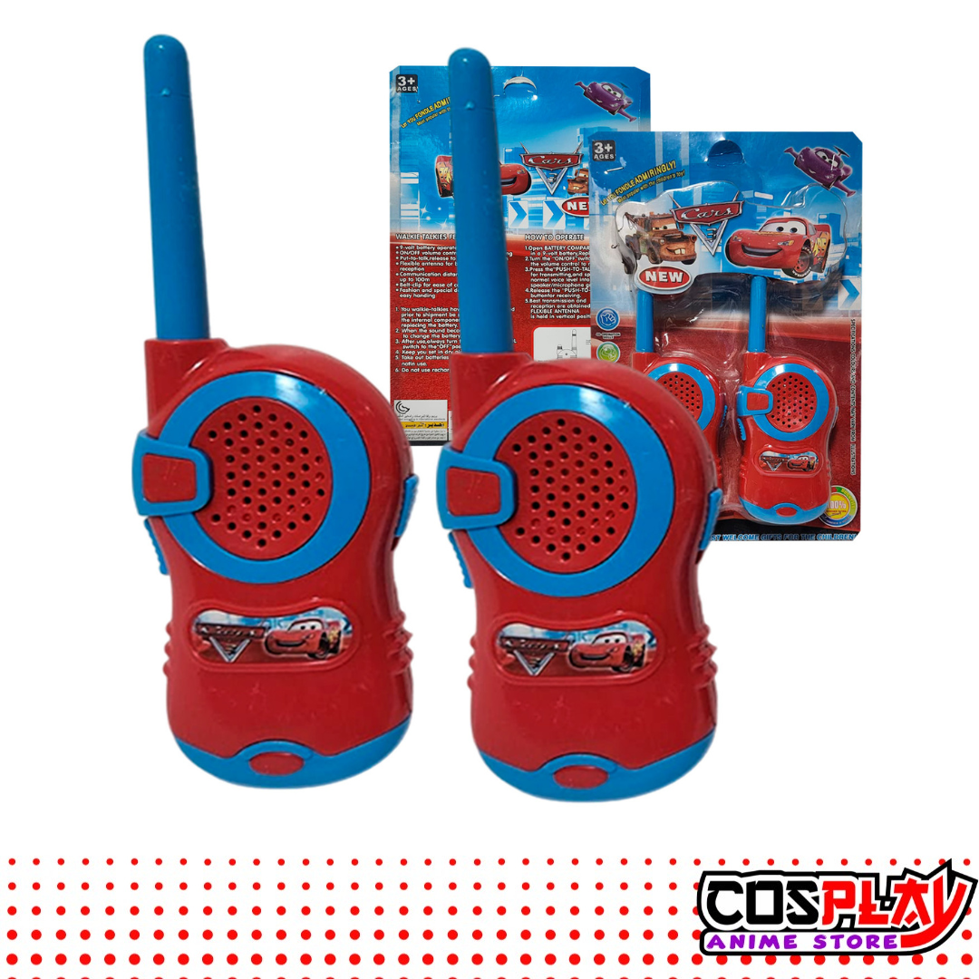 Walkie Talkie Cars Infantil Handy X 2