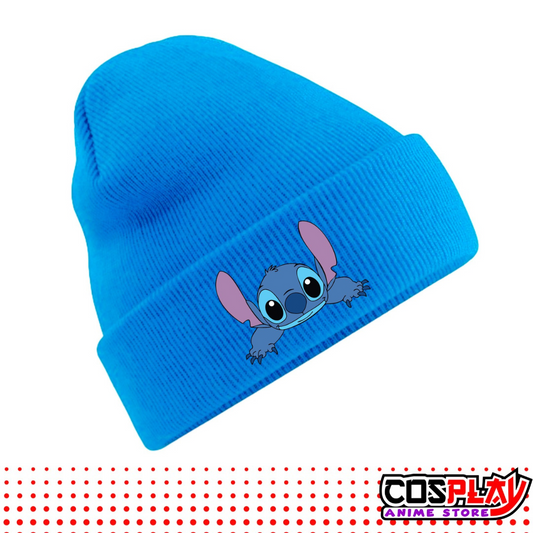 Gorro Invernal De Stitch, Angel - Lana Suave Y Abrigado