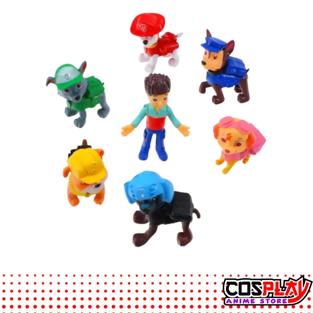 Muñecos Paw Patrol - Patrulla Canina Set Completo 7 Figuras