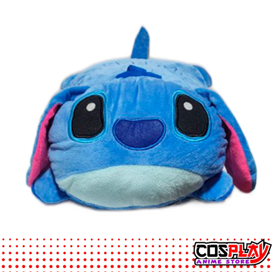 Peluche Stitch Xl Con Manta Polar Integrada Premium