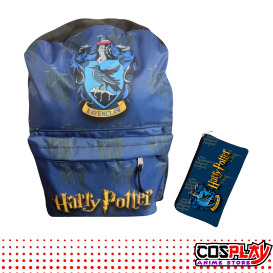 Kit Mochila Y Cartuchera Liceal Harry Potter - Ravenclaw