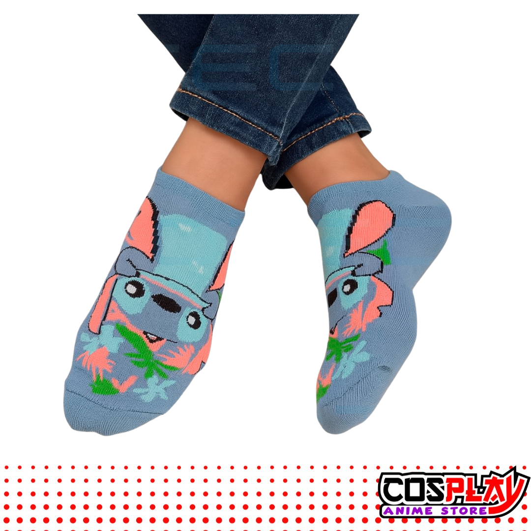 Soquete Pack X5 Pares Colección Stitch