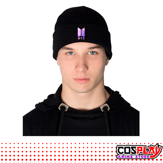 Gorro Tejido Impresión DTF BTS Violeta