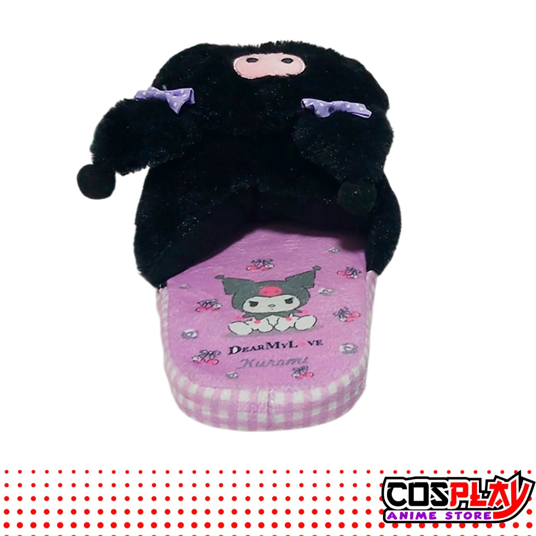 Pantufla Kuromi Ajustables Talle Unico 36-41