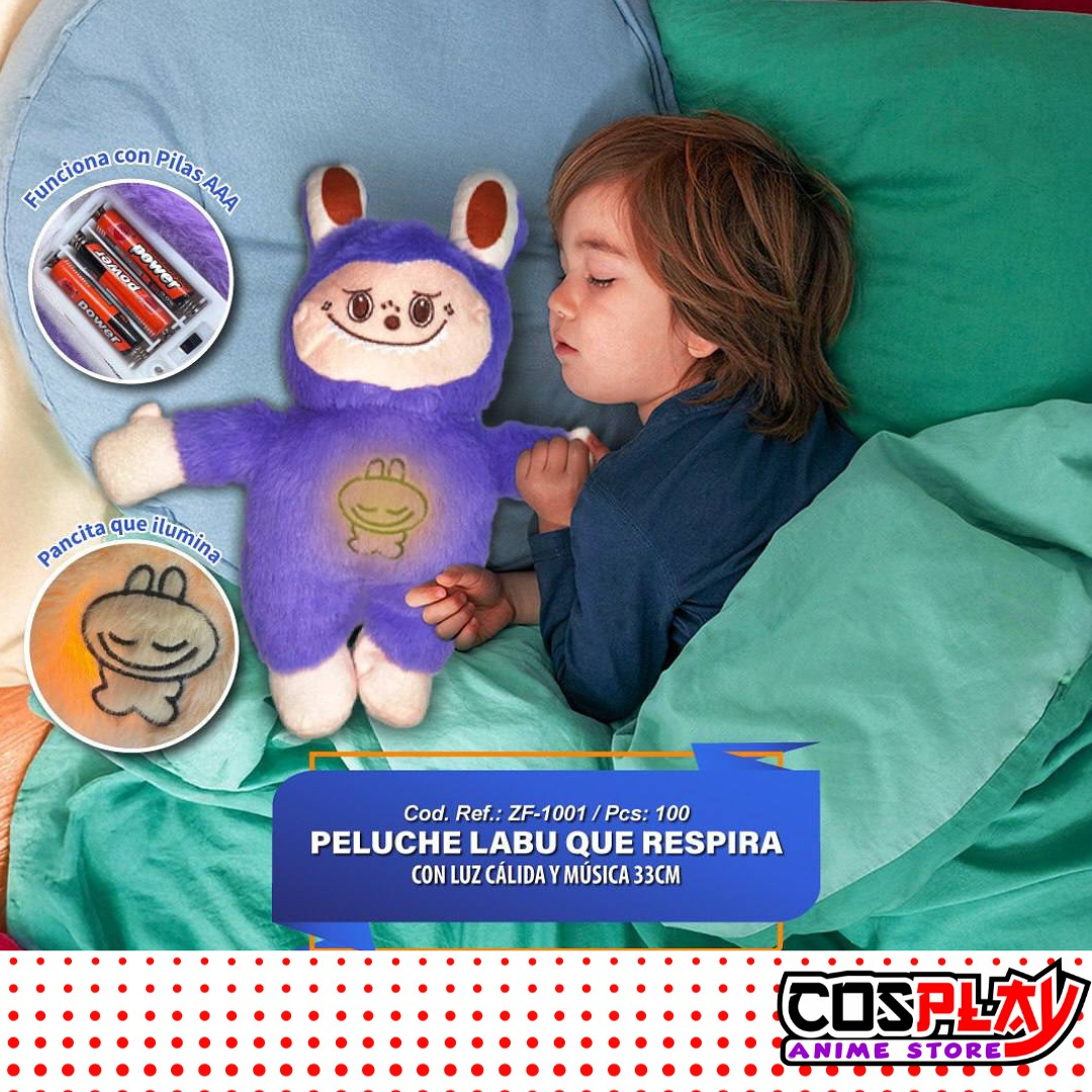 Peluche Labubu que Respira Grande Tierno