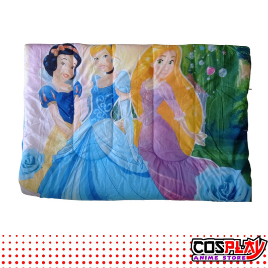 Acolchado Infantil Princesas Disney De Guata Calidad