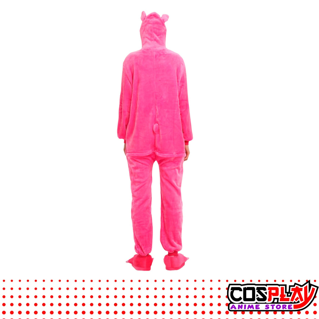 Pijama Entero Kigurumi Polar De Angel + Pantuflas