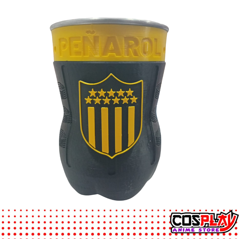 Jarra Chop Vaso Peñarol Botella Cortada 650ml Premium 3D