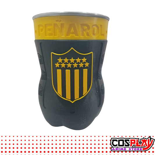 Jarra Chop Vaso Peñarol Botella Cortada 650ml Premium 3D