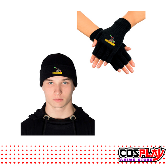 Kit de Invierno Gorro + Guantes Chainsaw Man Denji Híbrido