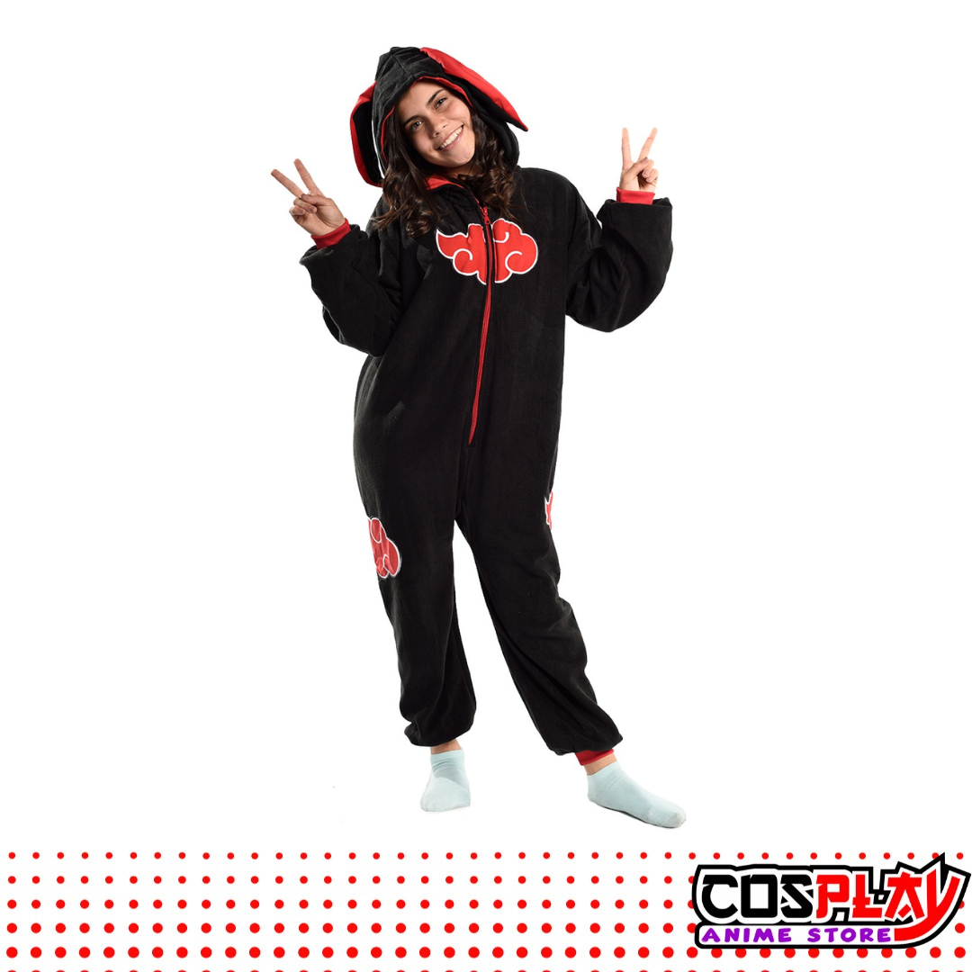 Pijama Entero Kigurumi Polar De Akatsuki Naruto Niños