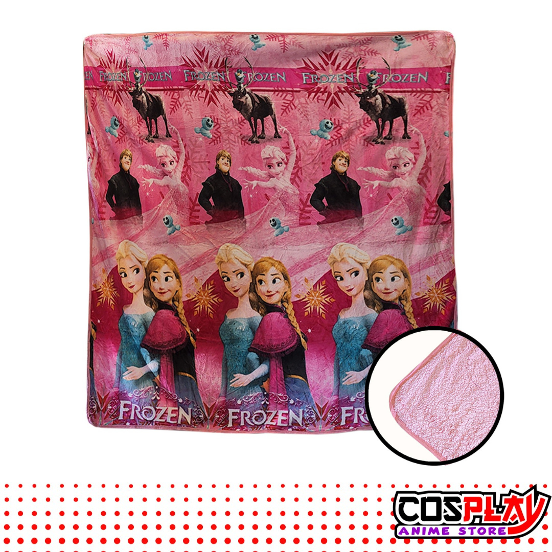 Cubrecama Polar De Frozen Rosa Colcha Cobertor