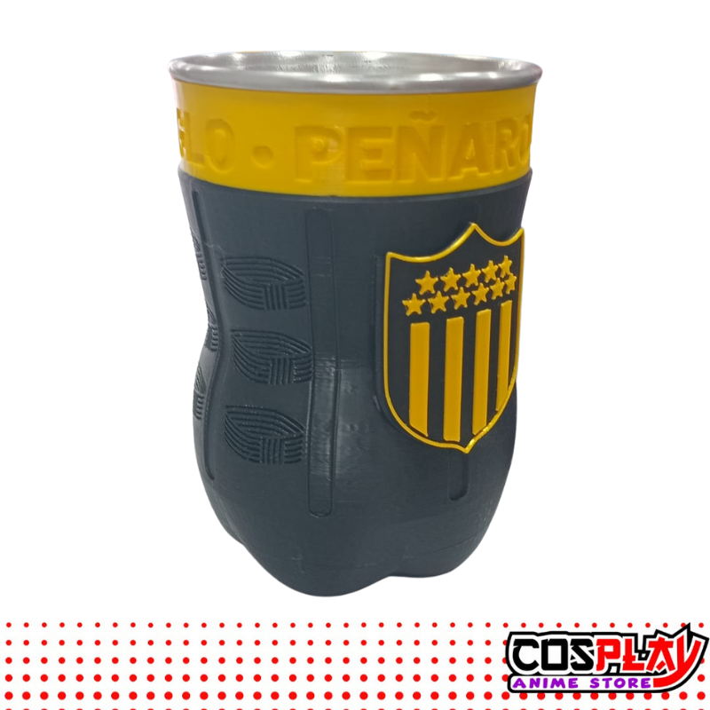 Jarra Chop Vaso Peñarol Botella Cortada 650ml Premium 3D