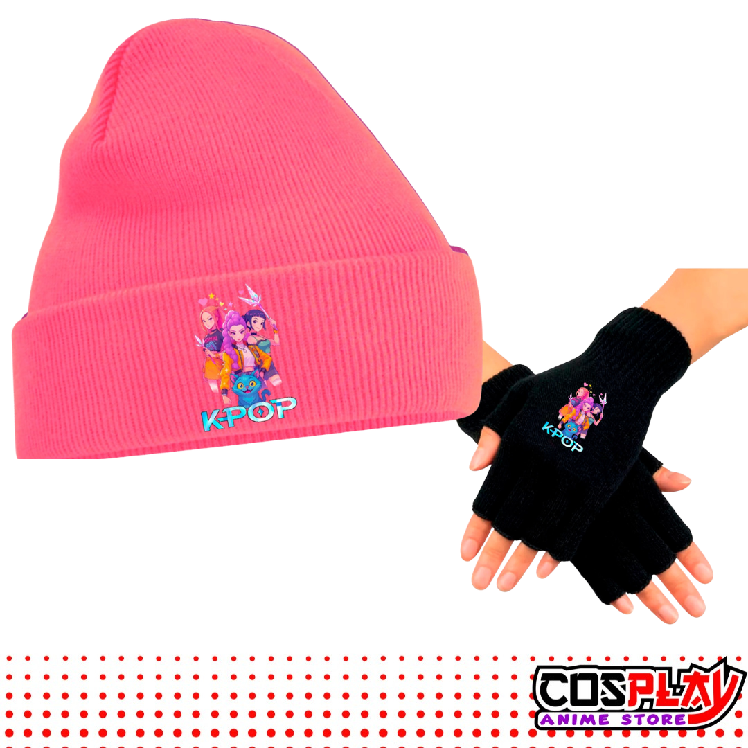 Kit Gorro Y Guantes Las Guerreras Kpop - Demon Hunter