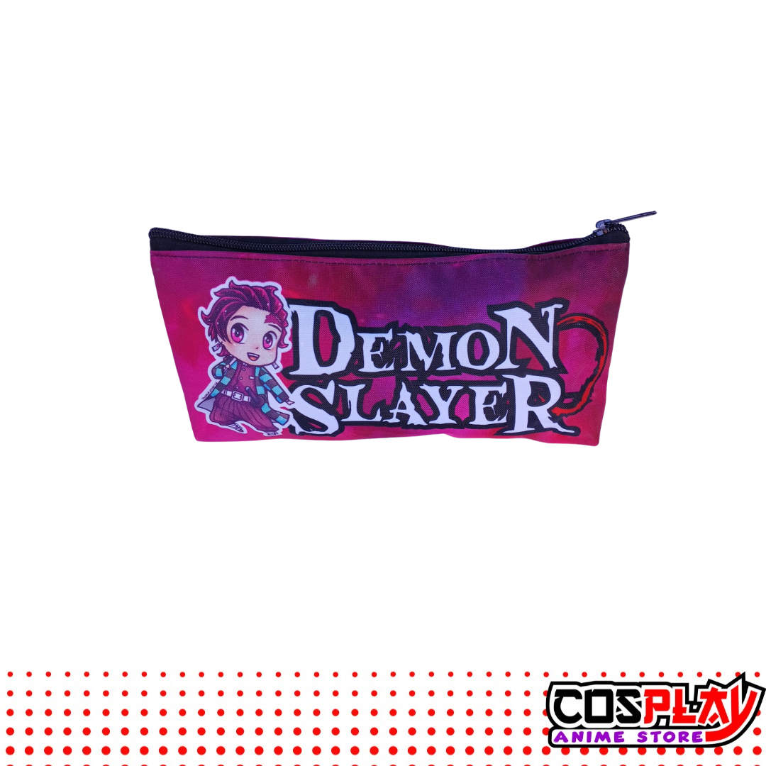 Kit Mochila Y Cartuchera Tanjiro - Demon Slayer Lona Premium