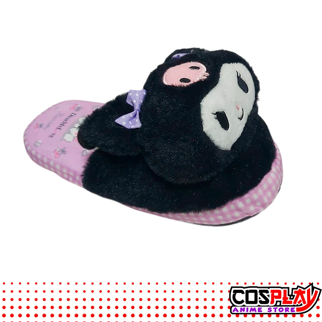 Pantufla Kuromi Ajustables Talle Unico 36-41