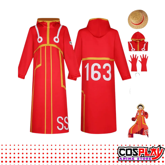 Cosplay One Piece Monkey Luffy Egghead Completo