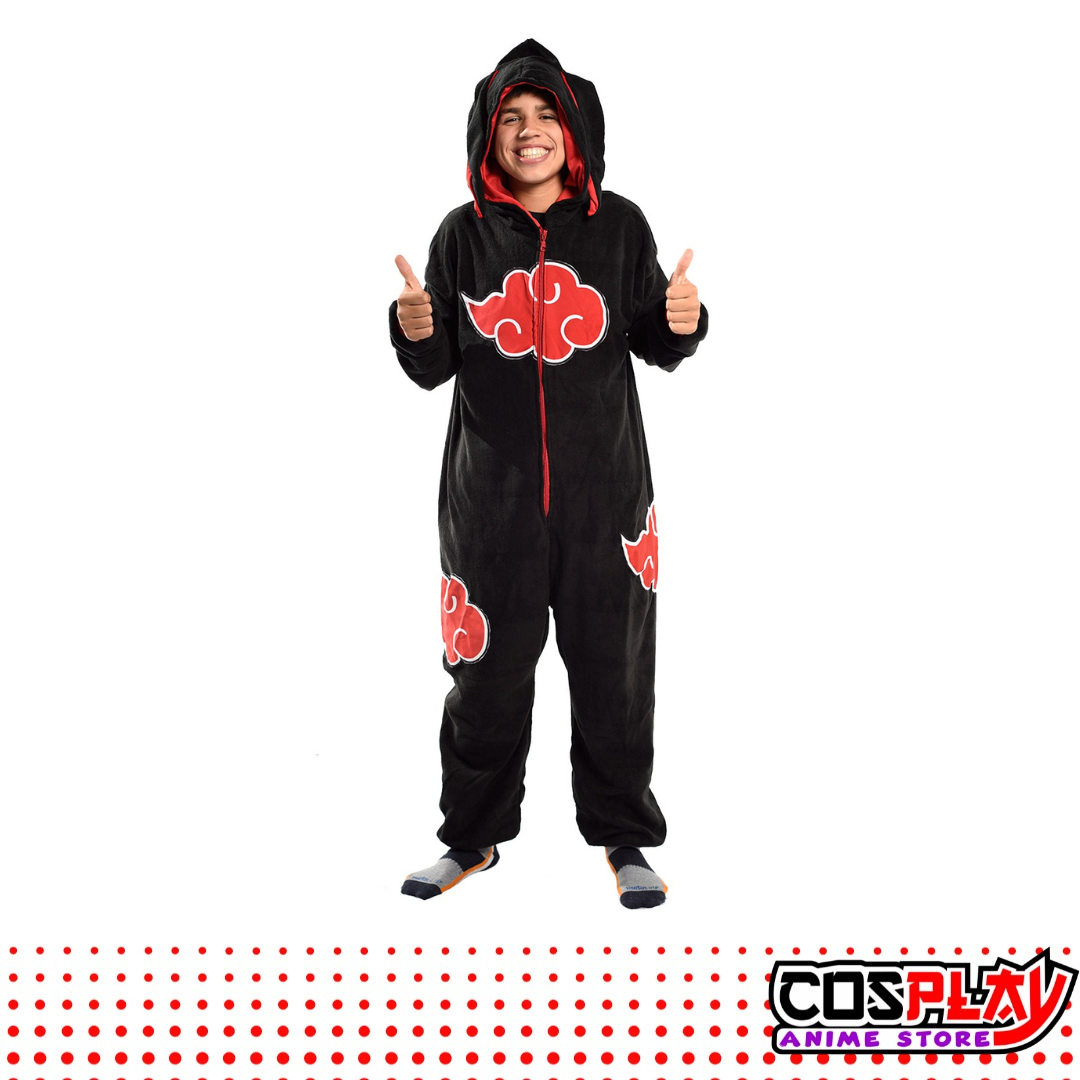 Pijama Entero Kigurumi Polar De Akatsuki Naruto Niños