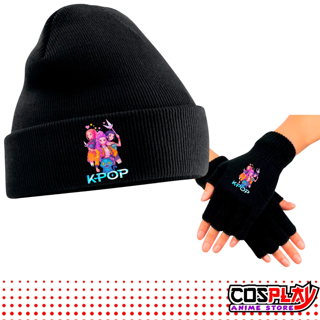 Kit Gorro Y Guantes Las Guerreras Kpop - Demon Hunter