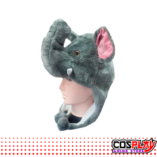 Gorro Animales Felpa / Elefante